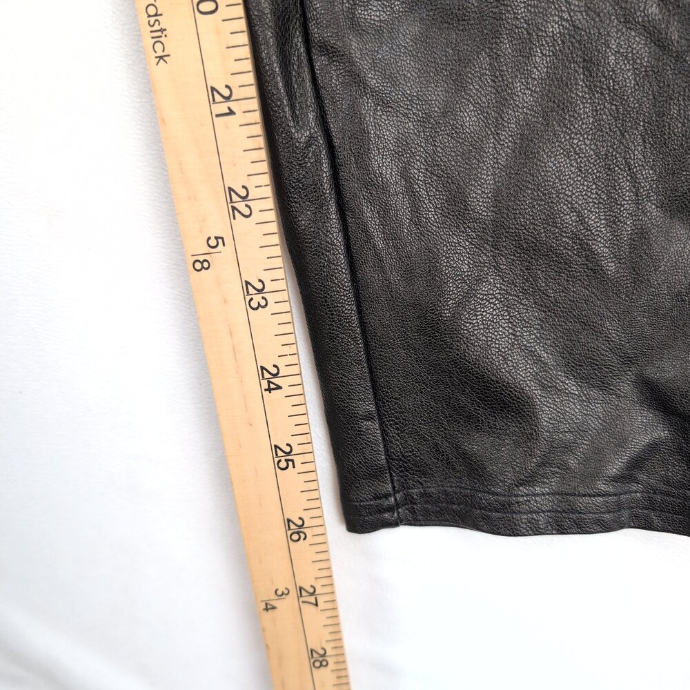Spanx Faux Leather Pant Sz L - Picture 12 of 14